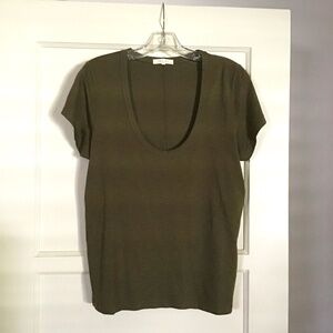 Rag & Bone brown large short sleeve t- shirt